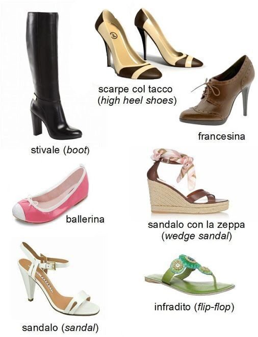 обувь на итальянском языке